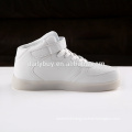 Wholesale cheap price high top glow LED shoes for adults